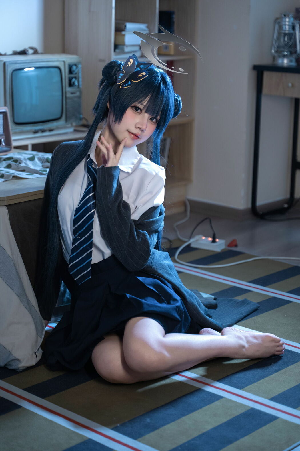 Coser@清水凪 – 龙华妃咲JK (53P)