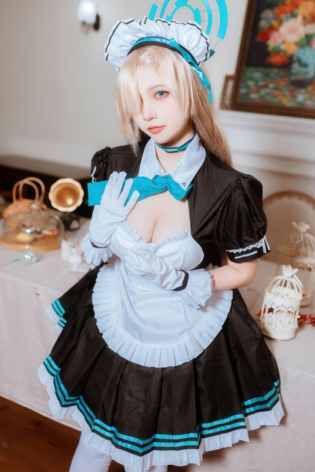 Coser@二佐Nisa – 蔚蓝档案 明日奈女仆 (31P) Cover Photo
