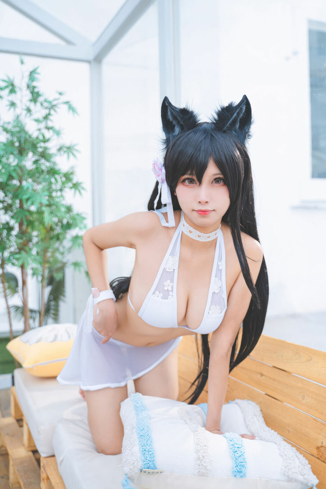 Coser@三無人型 – 碧蓝航线 爱宕 泳装 (31P)