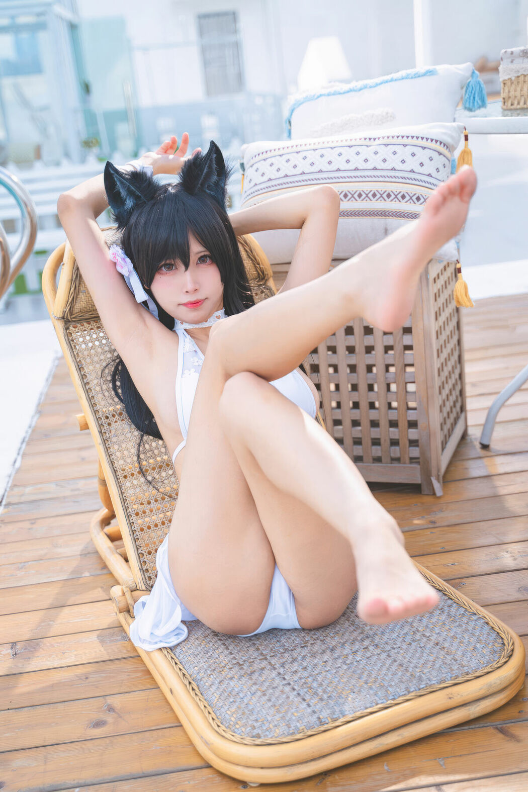 Coser@三無人型 – 碧蓝航线 爱宕 泳装 (31P)