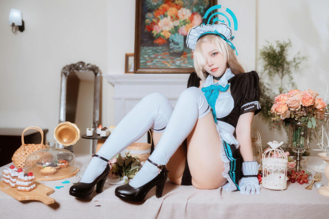 Coser@二佐Nisa – 蔚蓝档案 明日奈女仆 (31P)