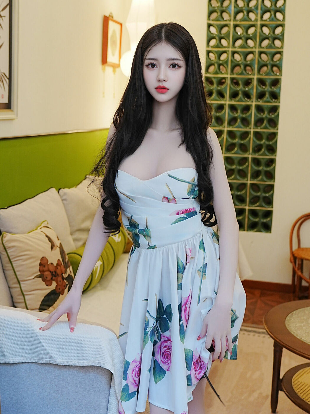 XR Uncensored Bai Xiao Die 白小蝶 – 肉丝连衣花裙 (88P)