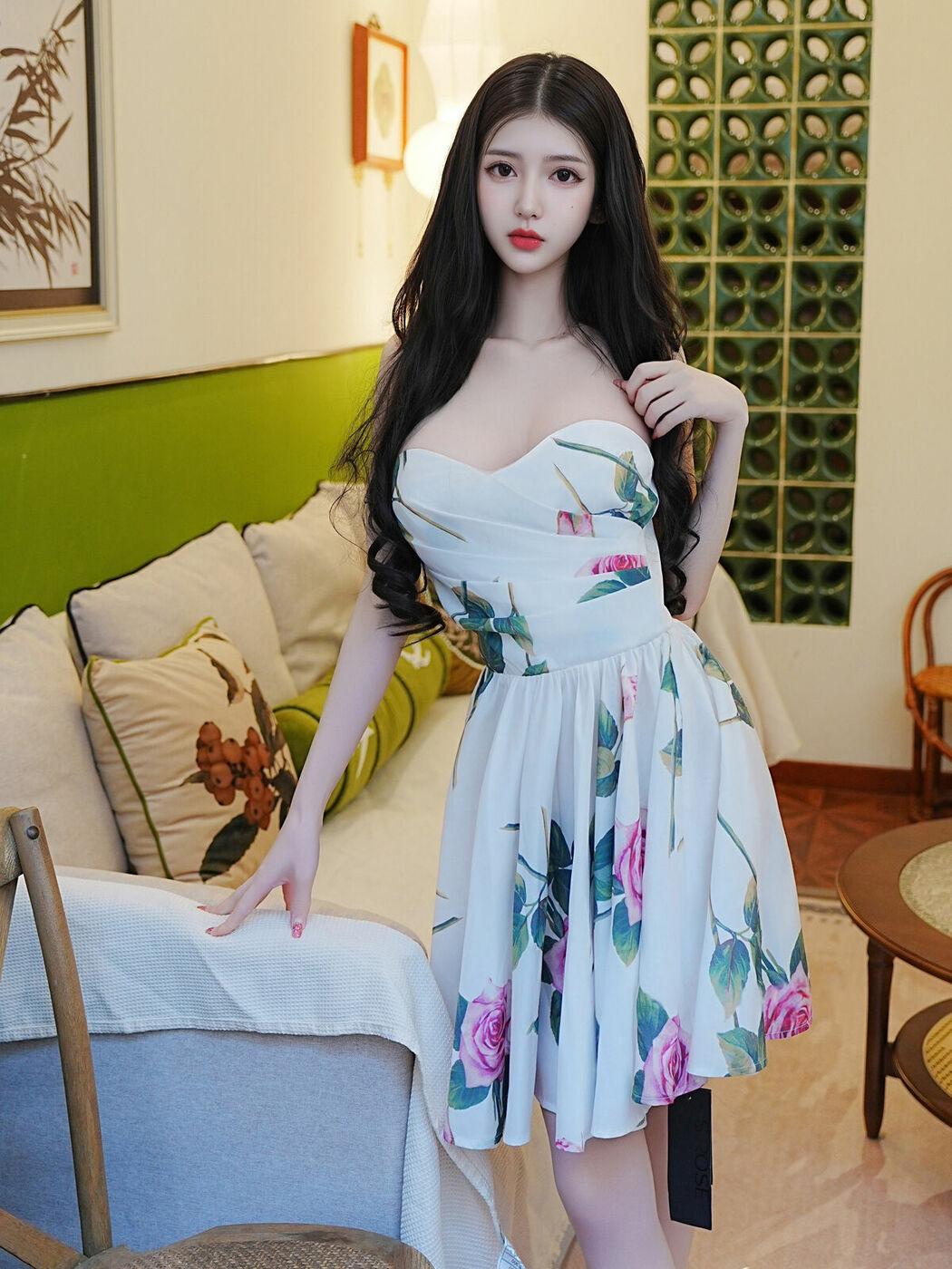 XR Uncensored Bai Xiao Die 白小蝶 – 肉丝连衣花裙 (88P)