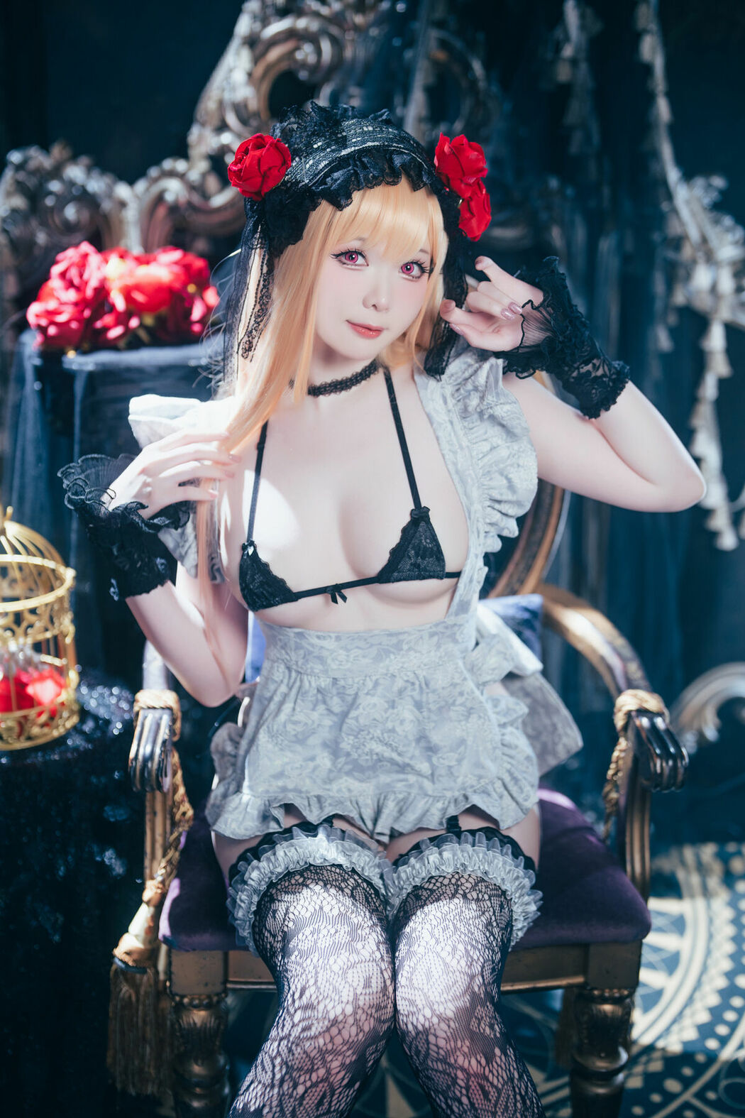 Coser@霜月shimo – 喜多川海梦 My Dress Up Part01 (48P)
