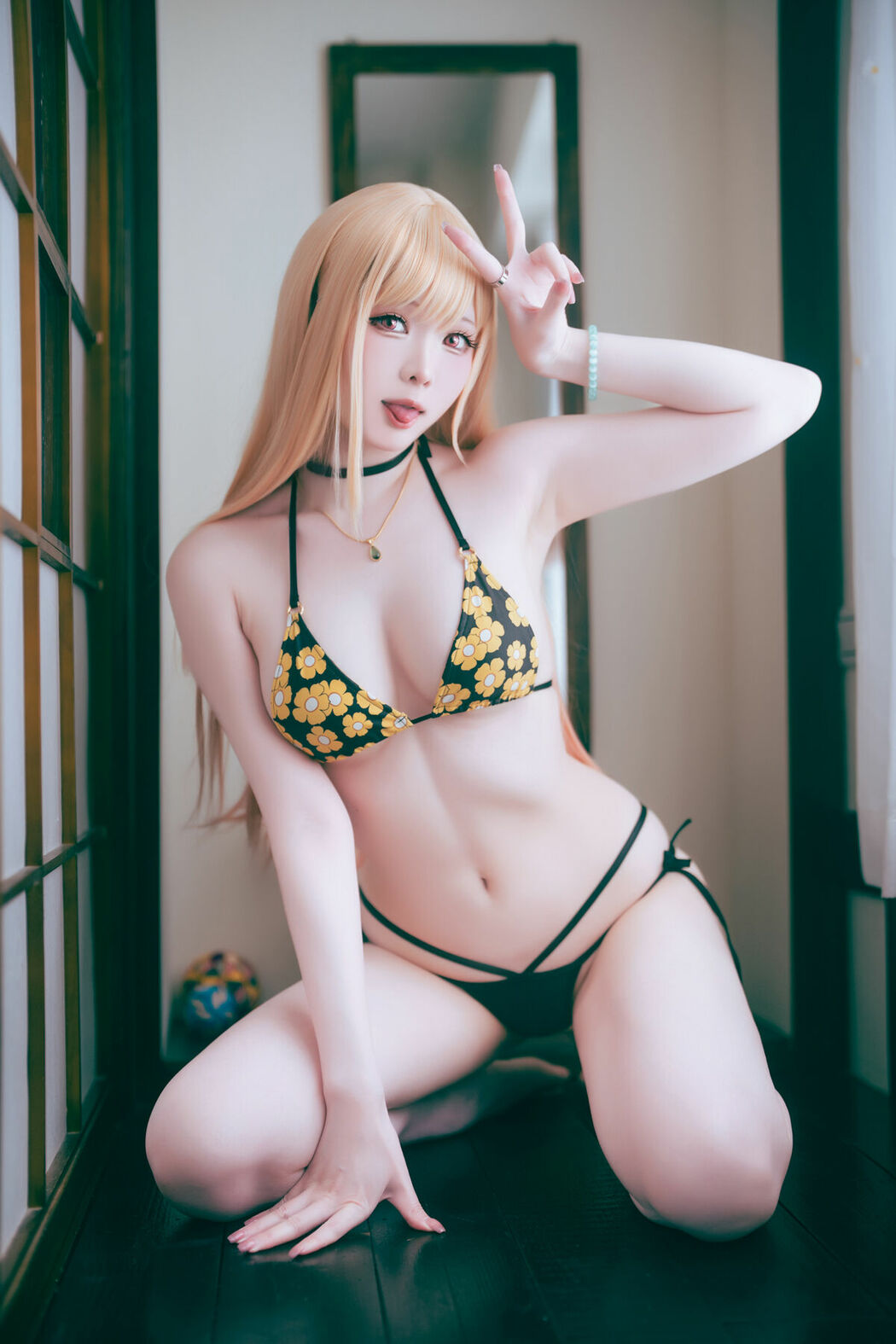 Coser@霜月shimo – 喜多川海梦 My Dress Up Part02 (47P)