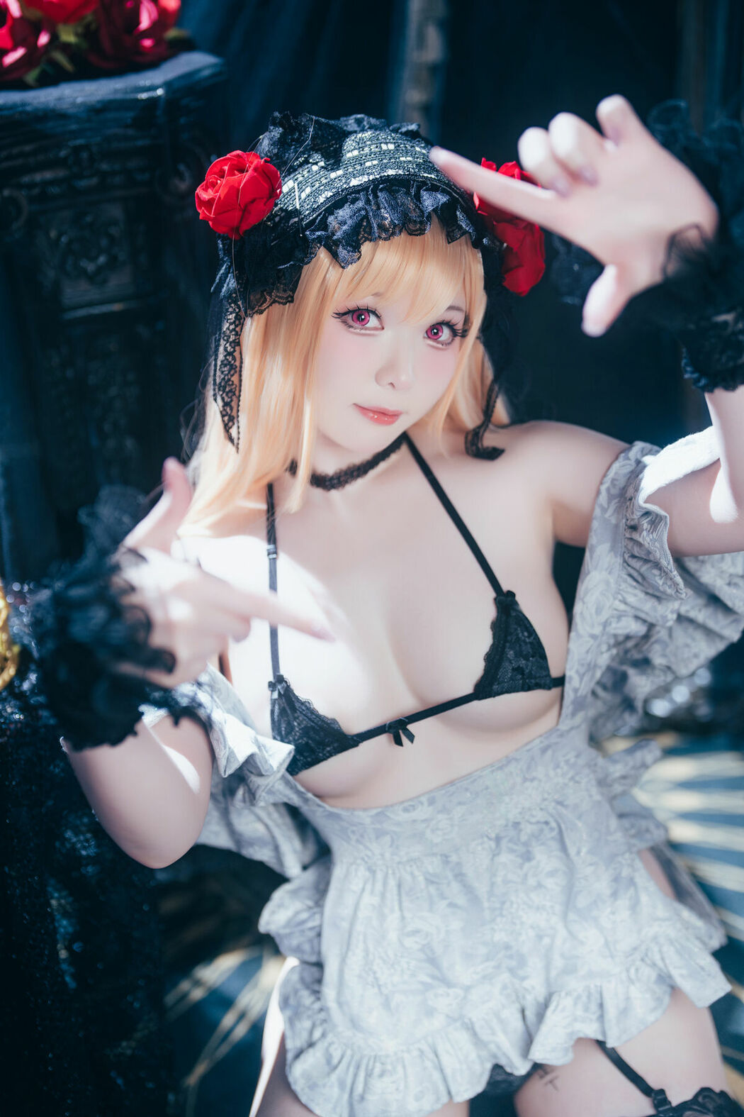 Coser@霜月shimo – 喜多川海梦 My Dress Up Part01 (48P)