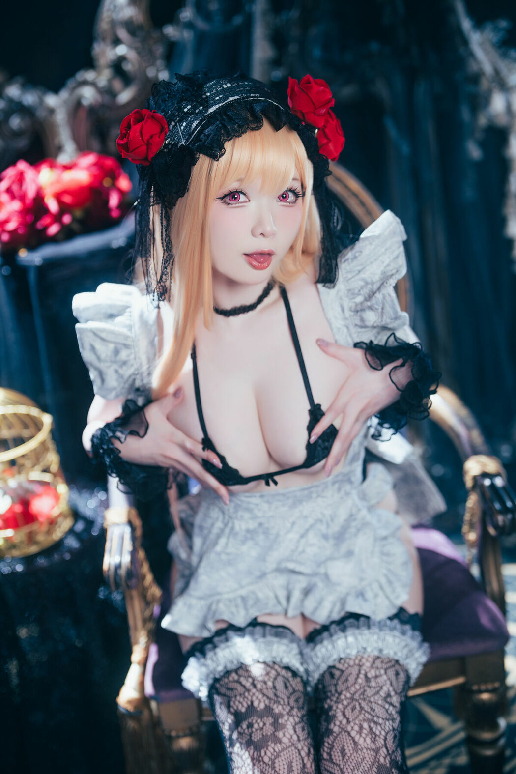 Coser@霜月shimo – 喜多川海梦 My Dress Up Part01 (48P)