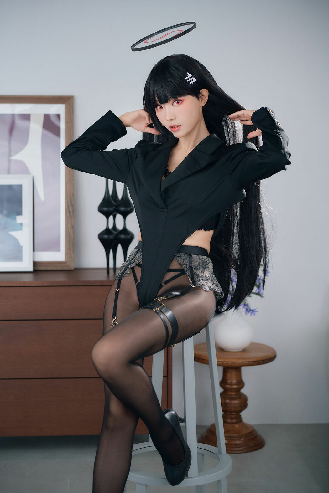 Coser@Ely_eee ElyEE子 – 调月莉音 秘密吊帶 (38P)