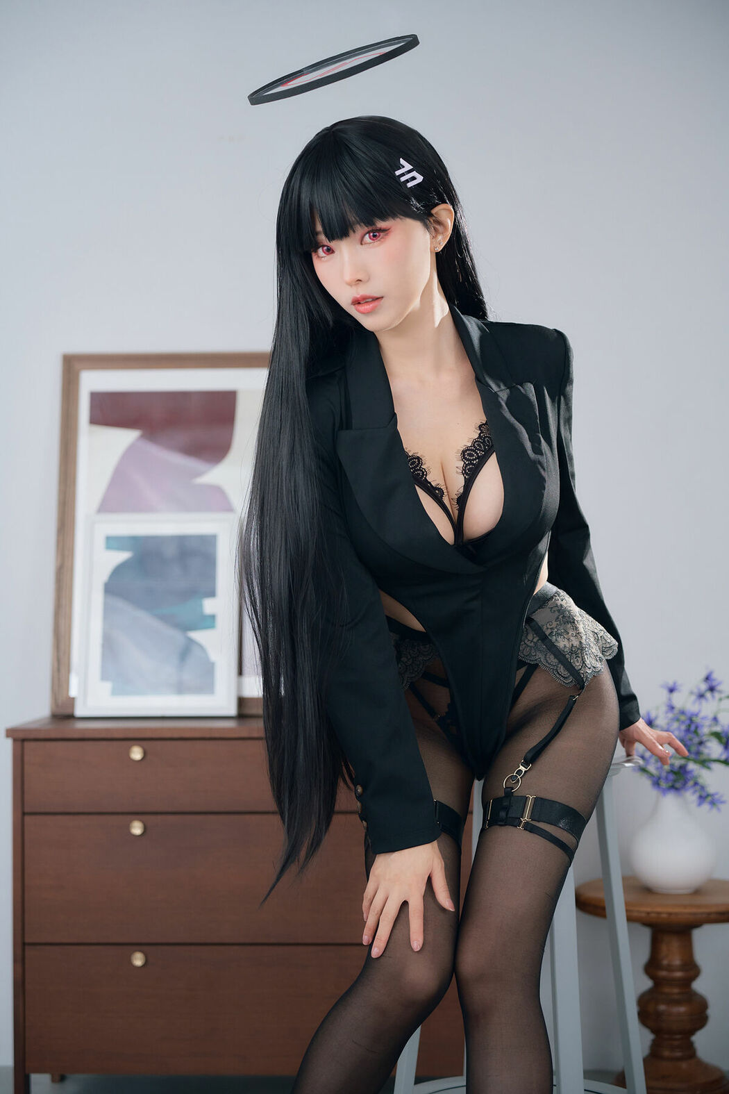 Coser@Ely_eee ElyEE子 – 调月莉音 秘密吊帶 (38P)
