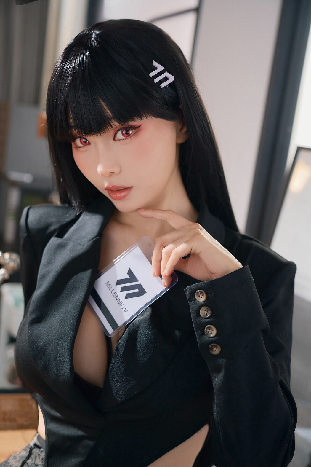 Coser@Ely_eee ElyEE子 – 调月莉音 秘密吊帶 (38P)