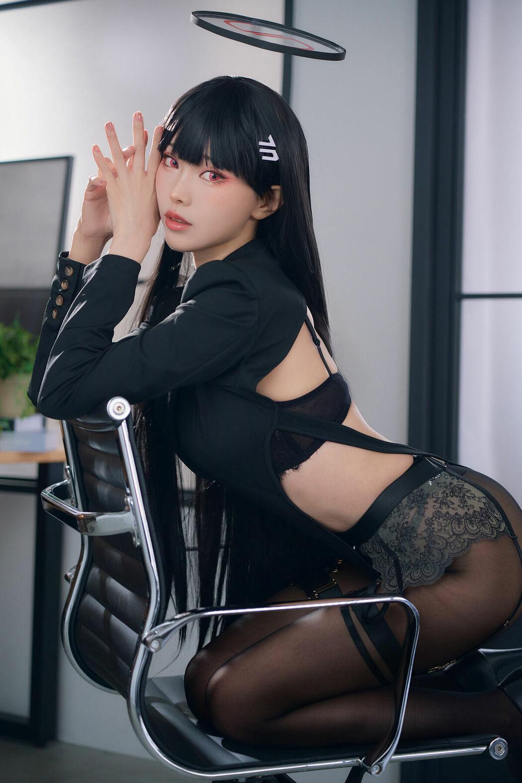 Coser@Ely_eee ElyEE子 – 调月莉音 秘密吊帶 (38P)