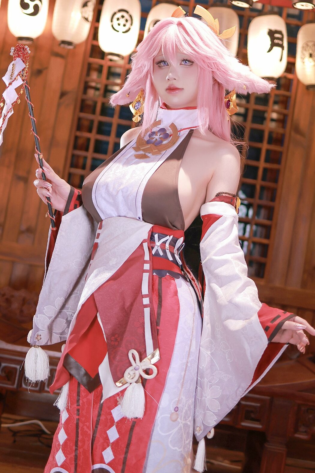 Coser@桜满三时 – 八重神子 (90P) Cover Photo