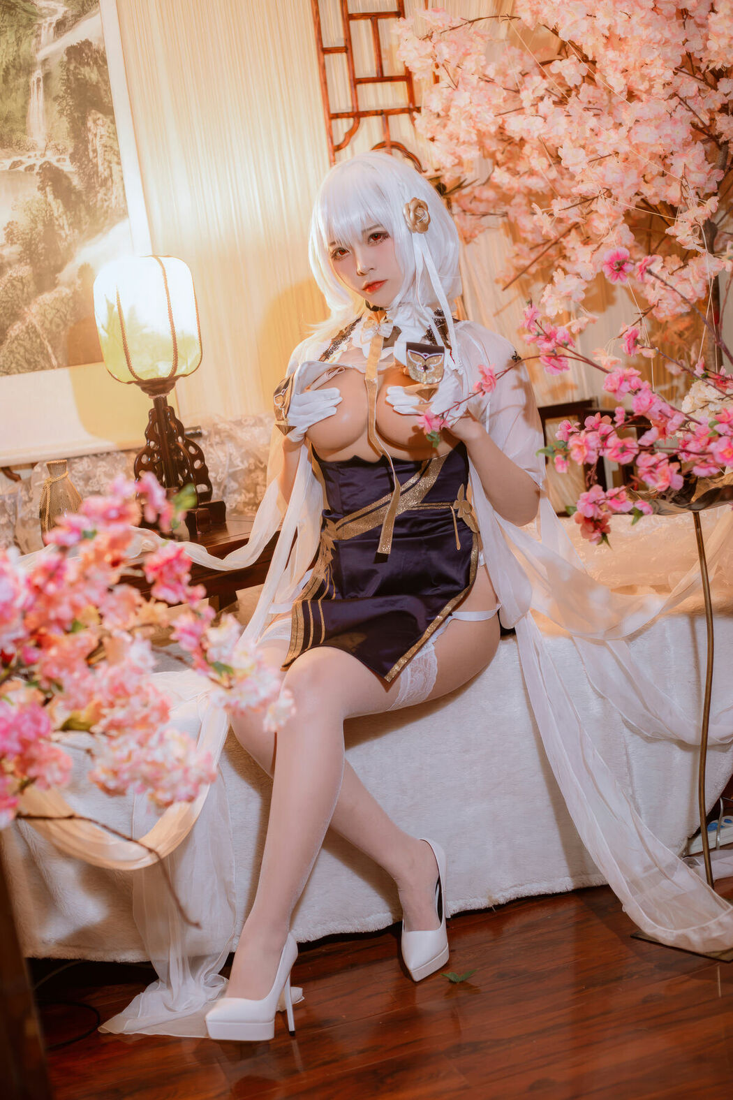 Coser@二佐Nisa – 碧蓝航线-天狼星旗袍 (26P)