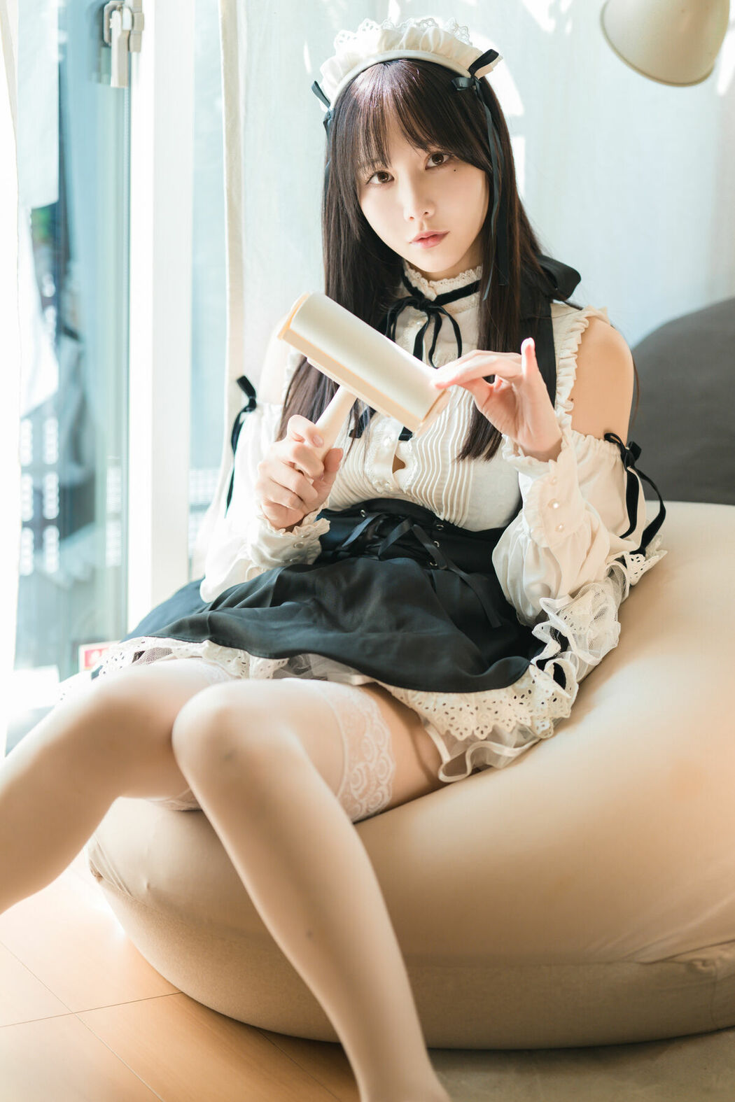 Coser@けん研 けんけん – DL写真集 推し型メイドロイドとしたいこと Part01 (68P)