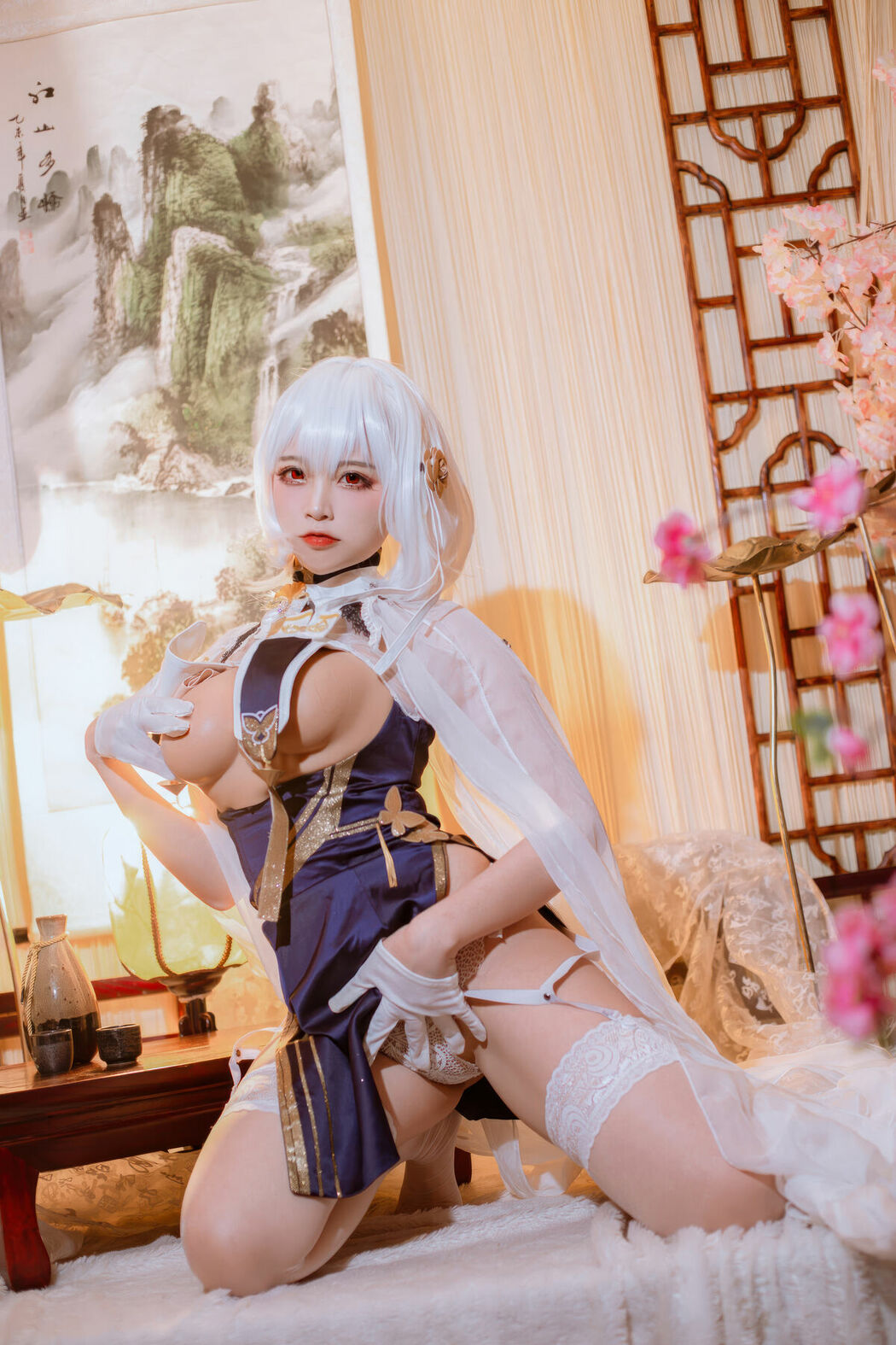 Coser@二佐Nisa – 碧蓝航线-天狼星旗袍 (26P)