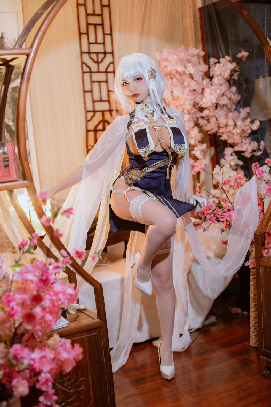 Coser@二佐Nisa – 碧蓝航线-天狼星旗袍 (26P)