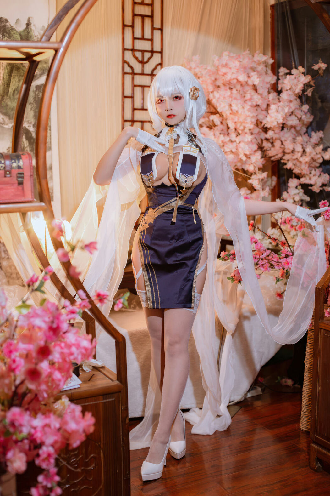 Coser@二佐Nisa – 碧蓝航线-天狼星旗袍 (26P)