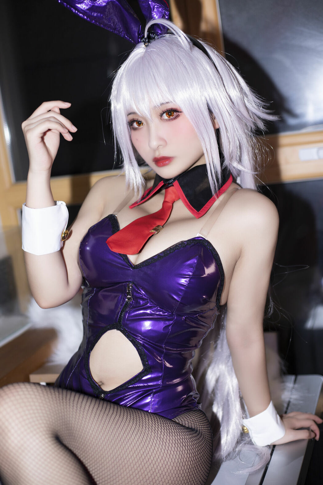 Coser@洛璃LoLiSAMA – FGO虞姬 女仆比基尼 (69P)