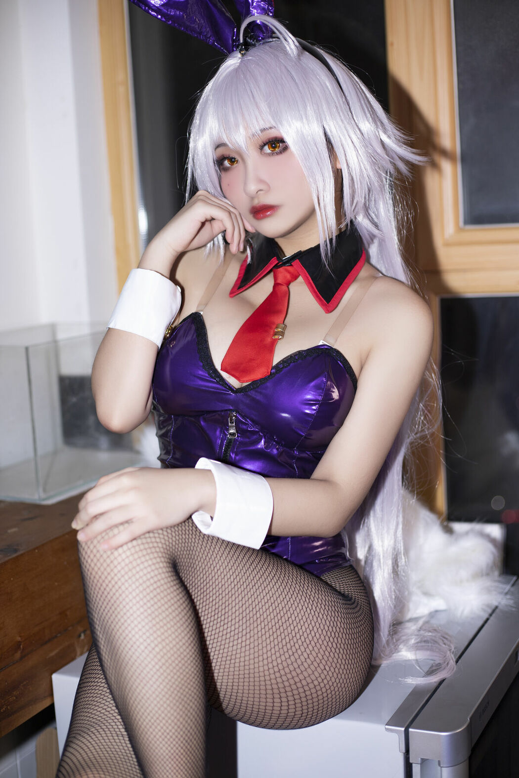 Coser@洛璃LoLiSAMA – FGO虞姬 女仆比基尼 (69P)
