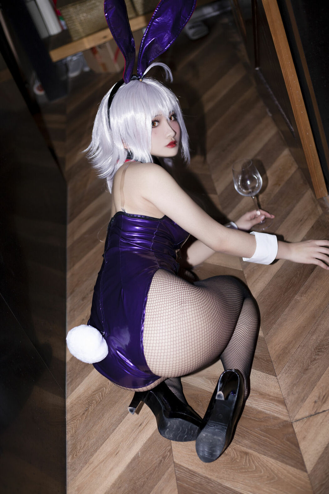 Coser@洛璃LoLiSAMA – FGO虞姬 女仆比基尼 (69P)