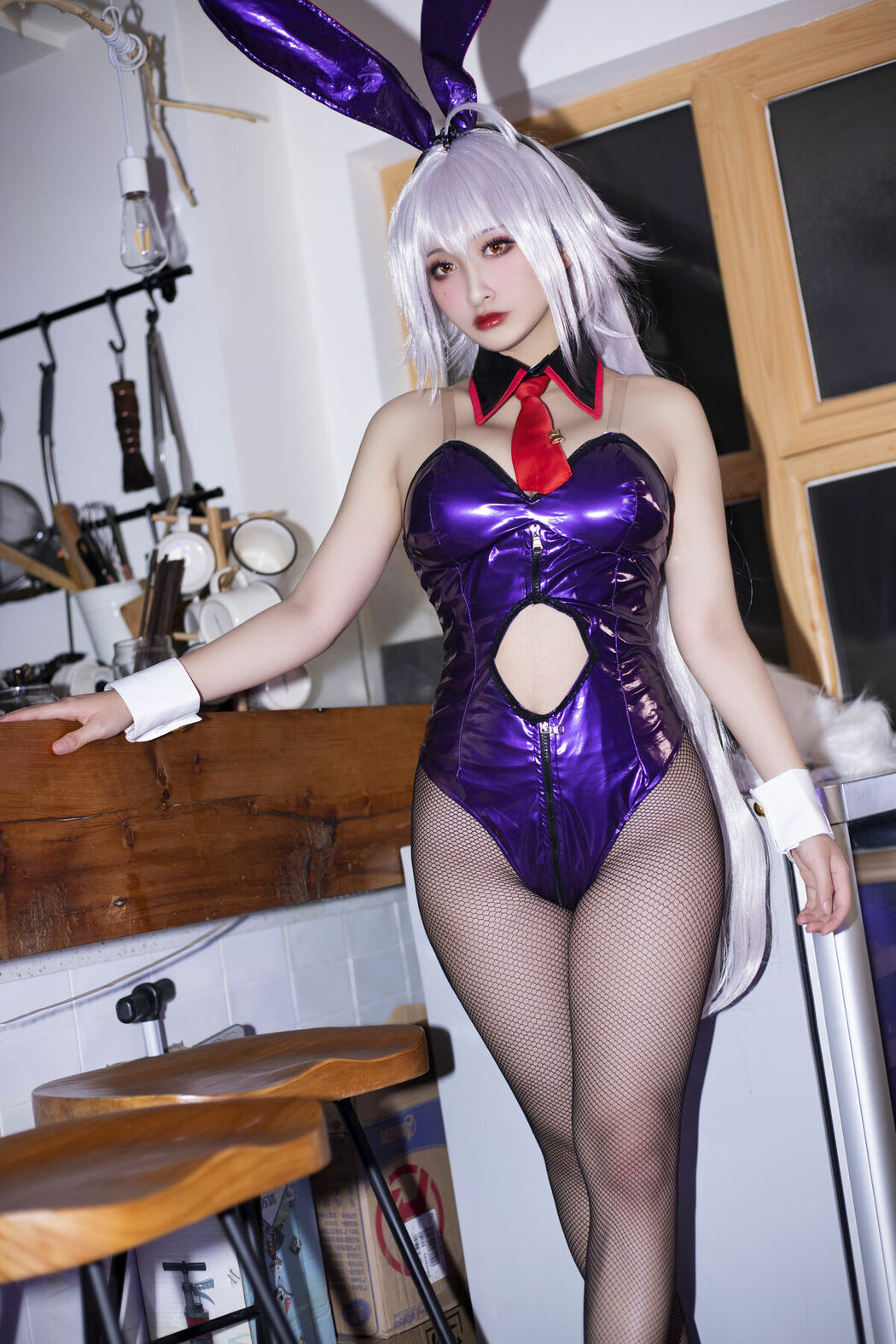 Coser@洛璃LoLiSAMA – FGO虞姬 女仆比基尼 (69P)