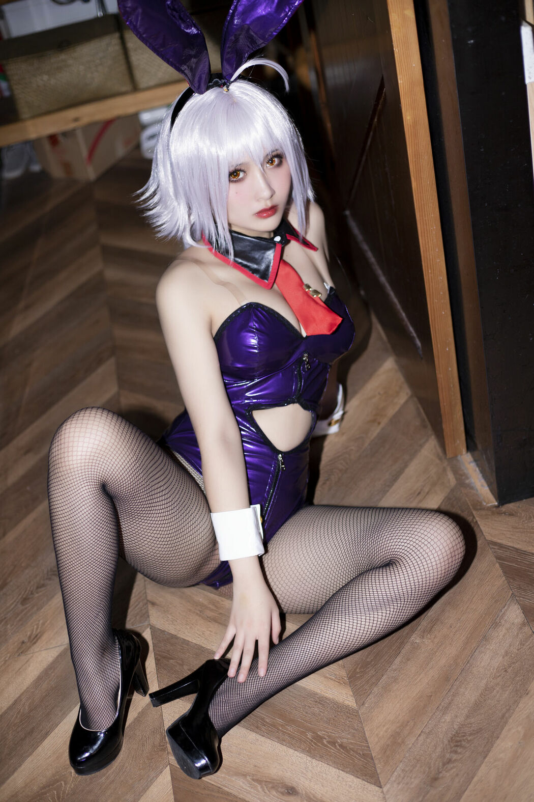 Coser@洛璃LoLiSAMA – FGO虞姬 女仆比基尼 (69P)