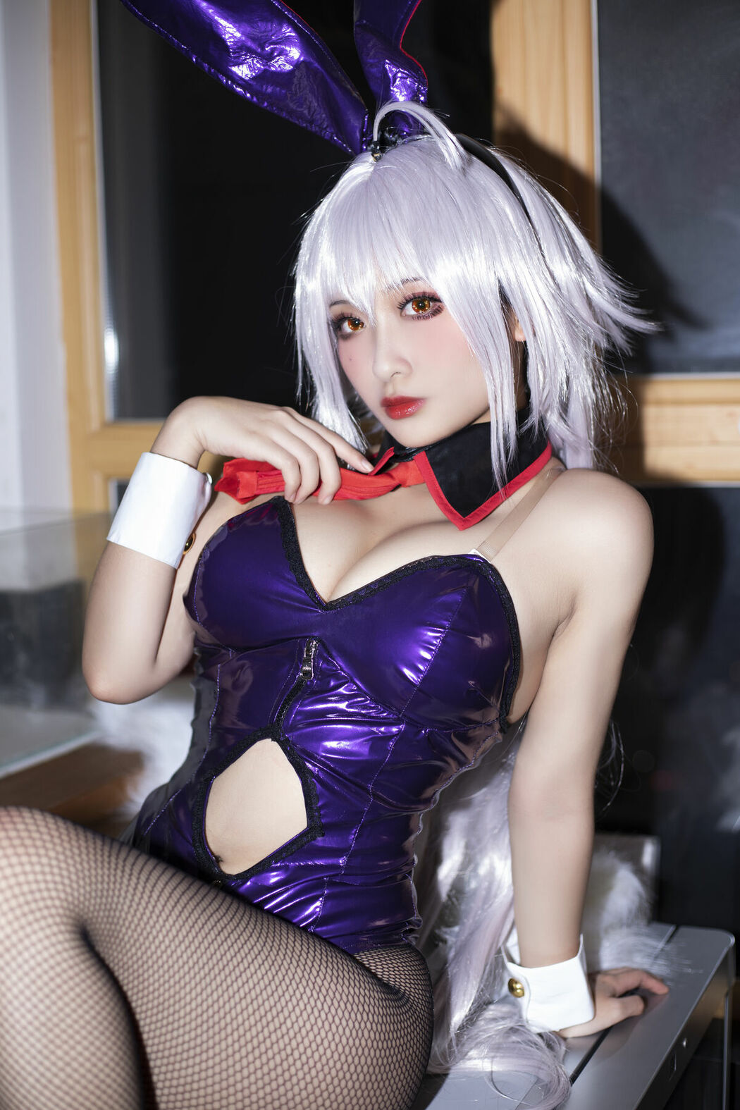 Coser@洛璃LoLiSAMA – FGO虞姬 女仆比基尼 (69P)
