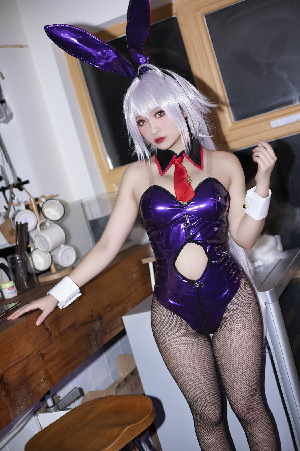 Coser@洛璃LoLiSAMA – FGO虞姬 女仆比基尼 (69P)