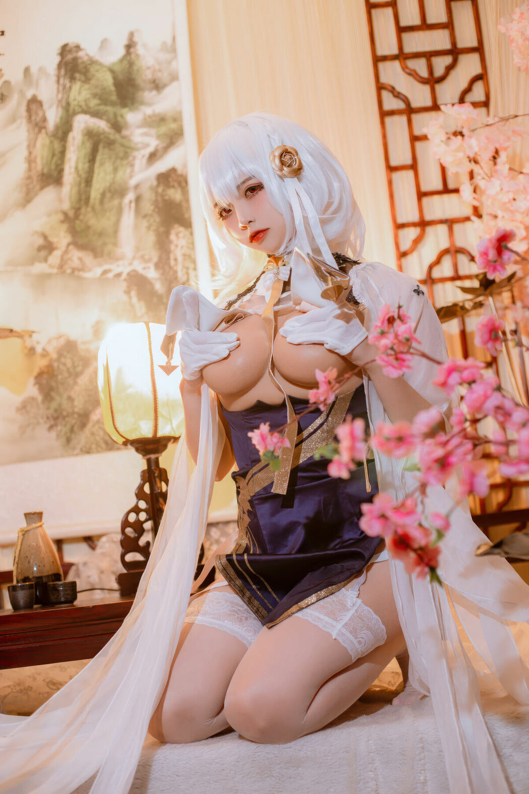 Coser@二佐Nisa – 碧蓝航线-天狼星旗袍 (26P)