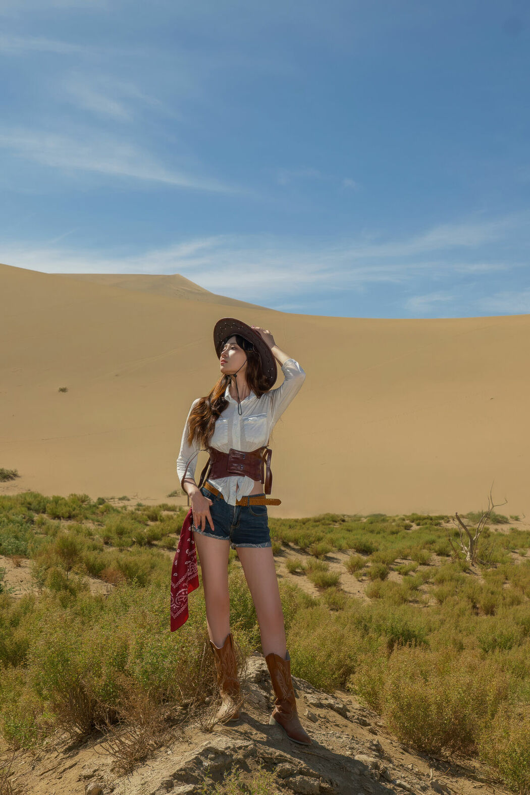 Coser@年年Nnian – 女牛仔 (62P)