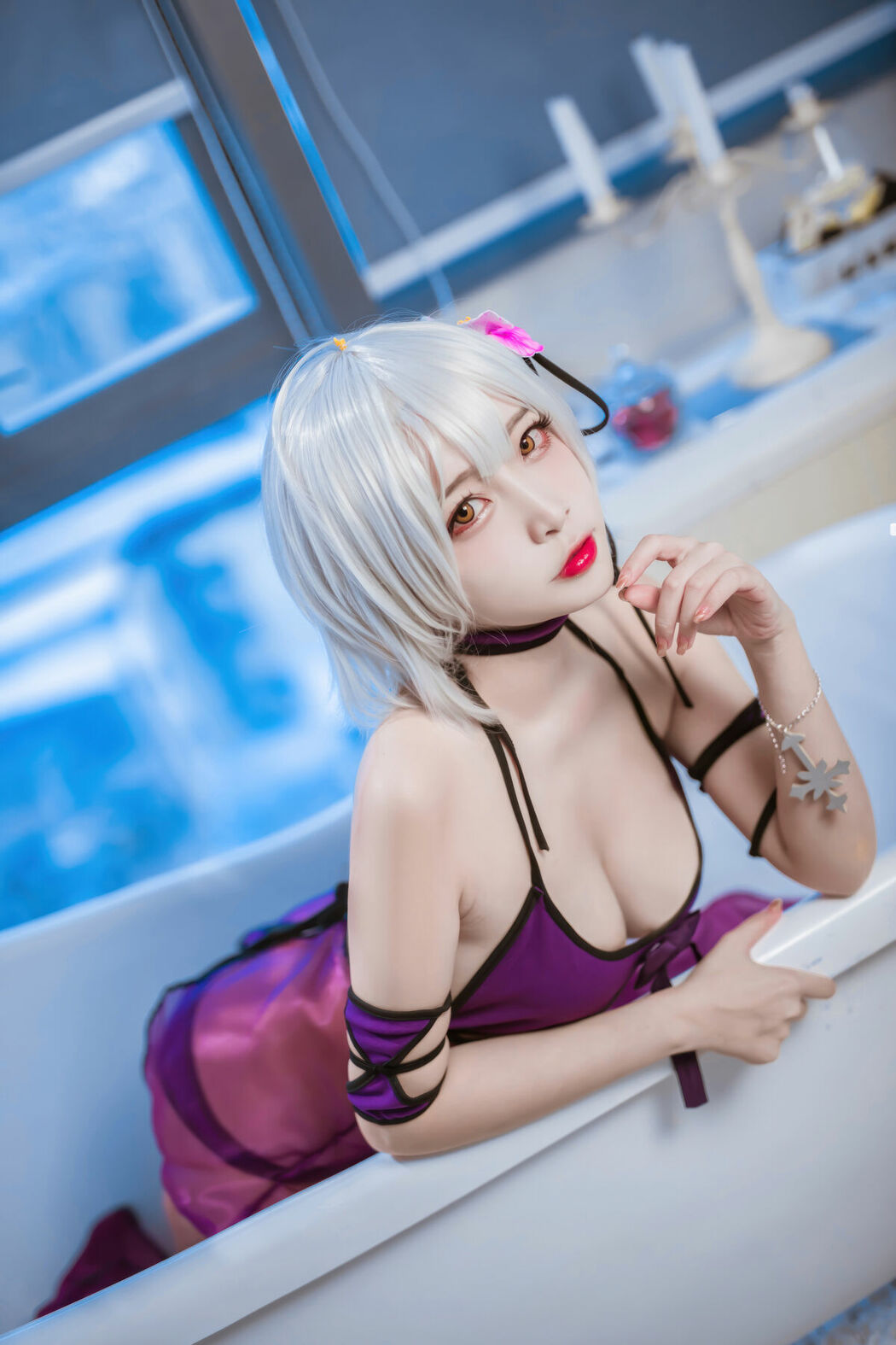 Coser@二佐Nisa – FATE-黑贞水着 (41P)