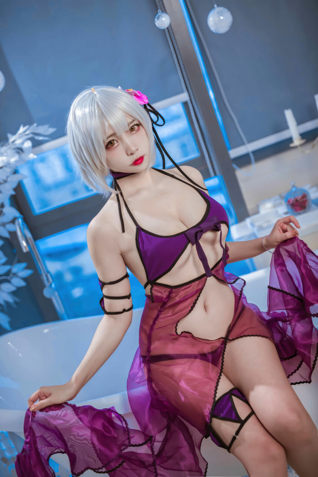 Coser@二佐Nisa – FATE-黑贞水着 (41P)