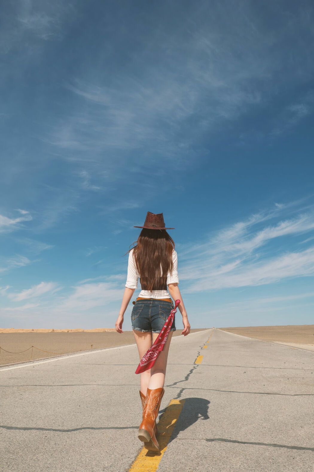 Coser@年年Nnian – 女牛仔 (62P)