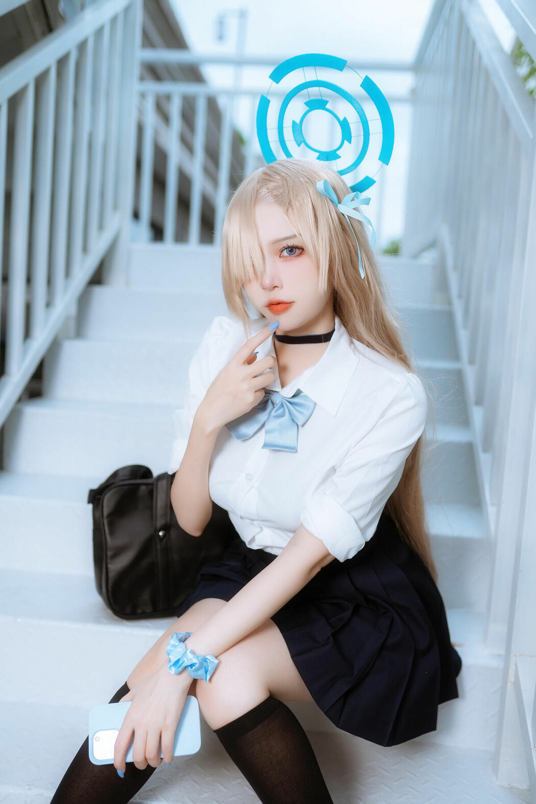 Coser@二佐Nisa – 蔚蓝档案 一之濑明日奈 学生制服 (24P)