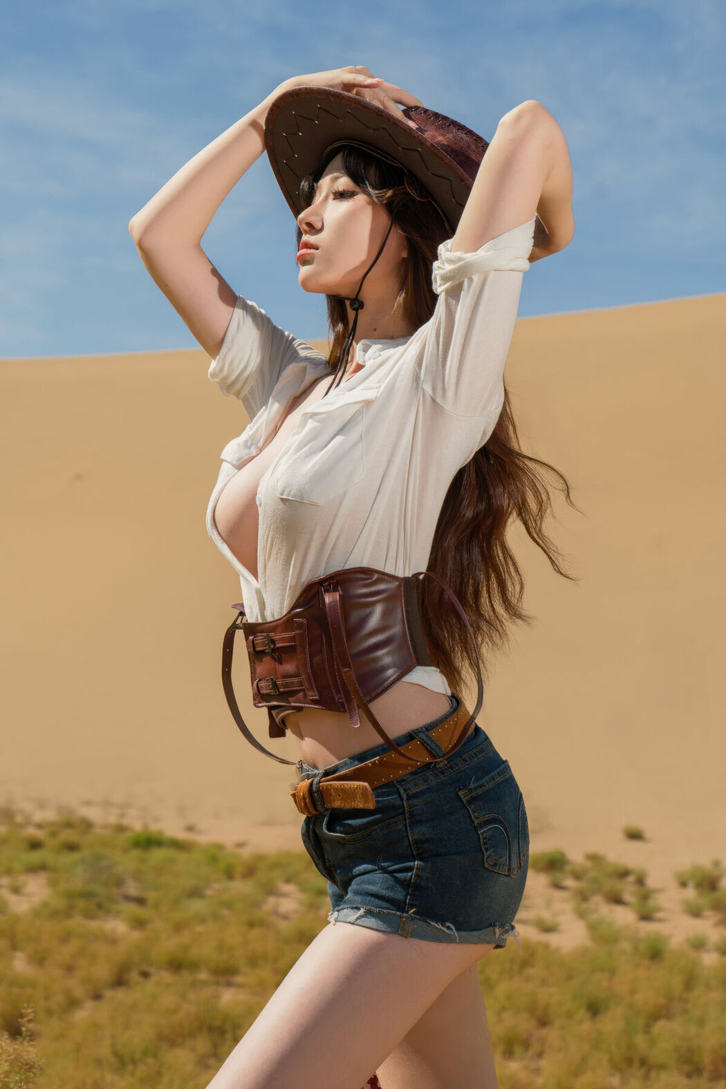 Coser@年年Nnian – 女牛仔 (62P)