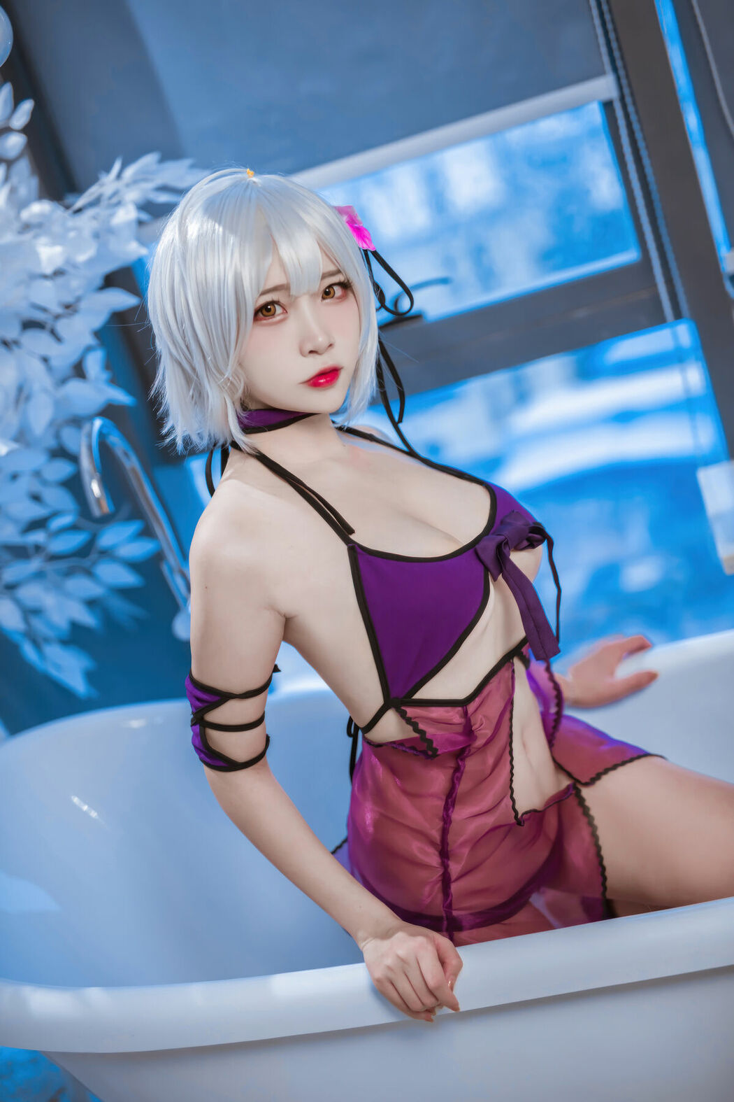 Coser@二佐Nisa – FATE-黑贞水着 (41P)