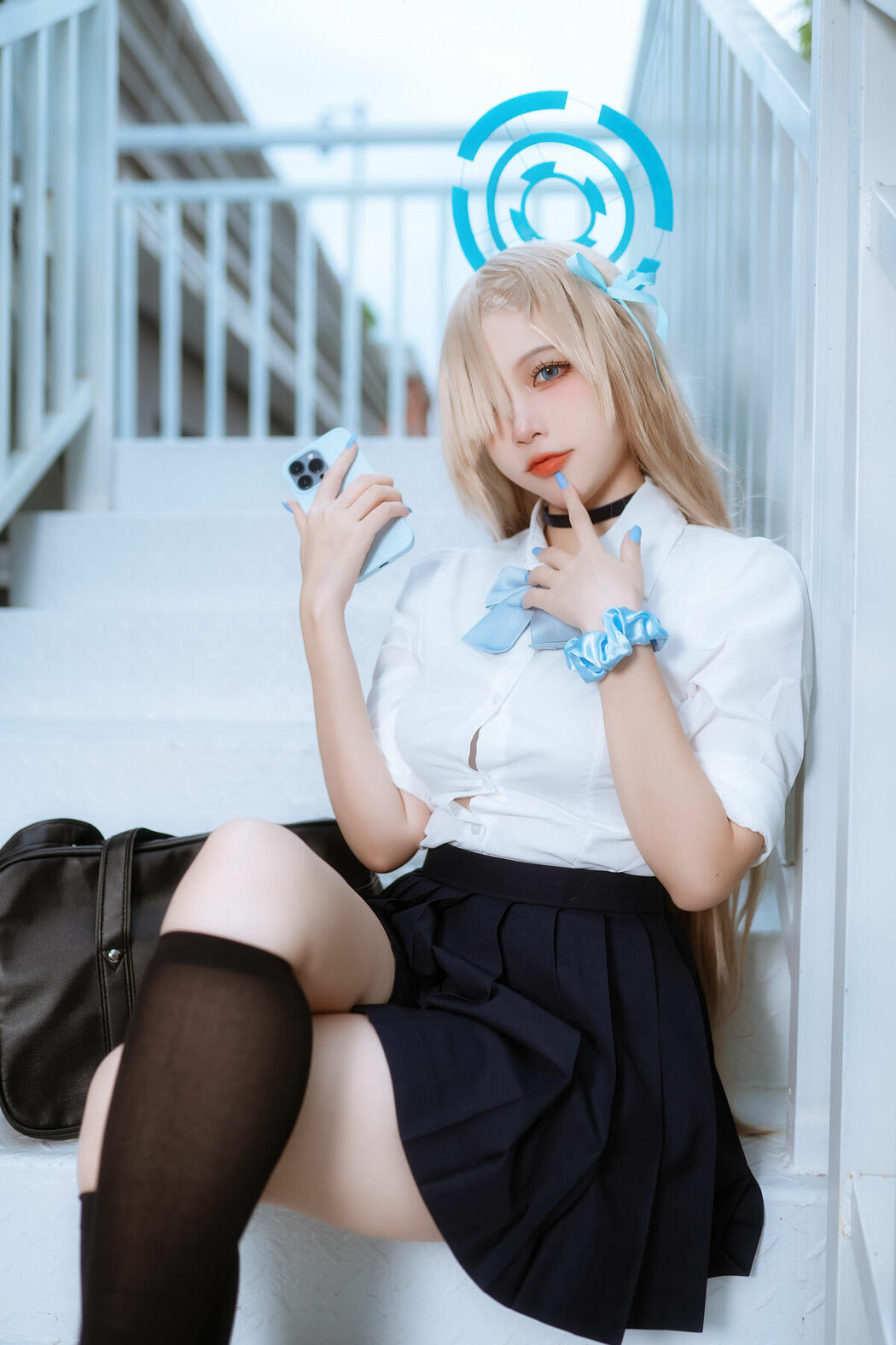 Coser@二佐Nisa – 蔚蓝档案 一之濑明日奈 学生制服 (24P)