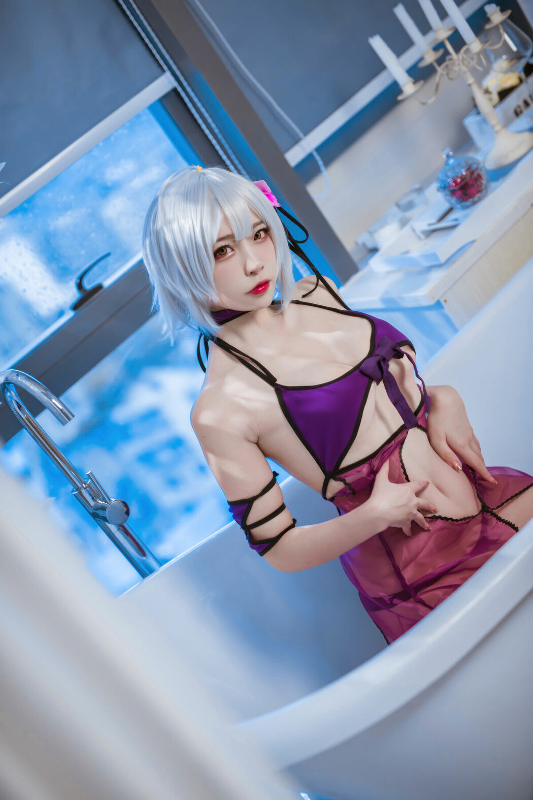 Coser@二佐Nisa – FATE-黑贞水着 (41P)