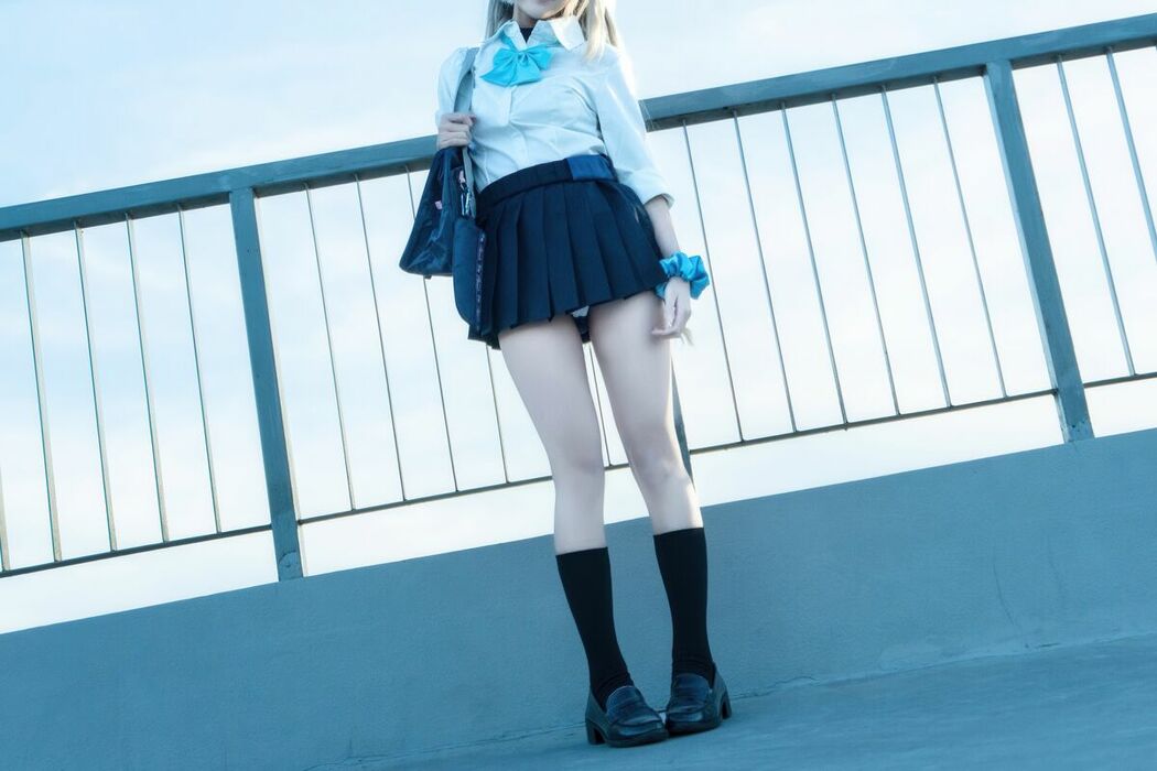 Coser@清水凪 – 濑明日奈 JK (51P)