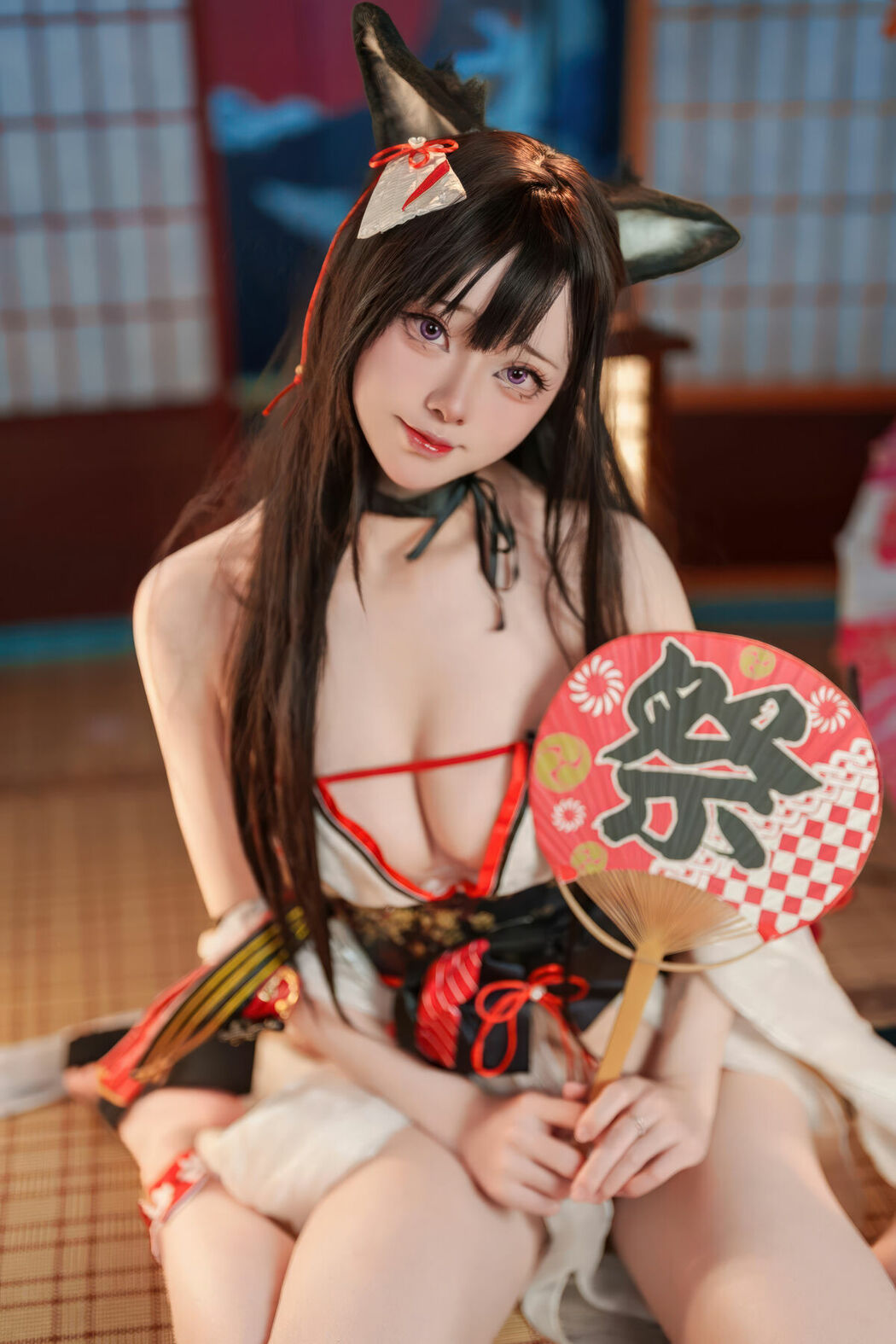 Coser@前野太太 – 碧蓝航线 天城泳装 (27P)
