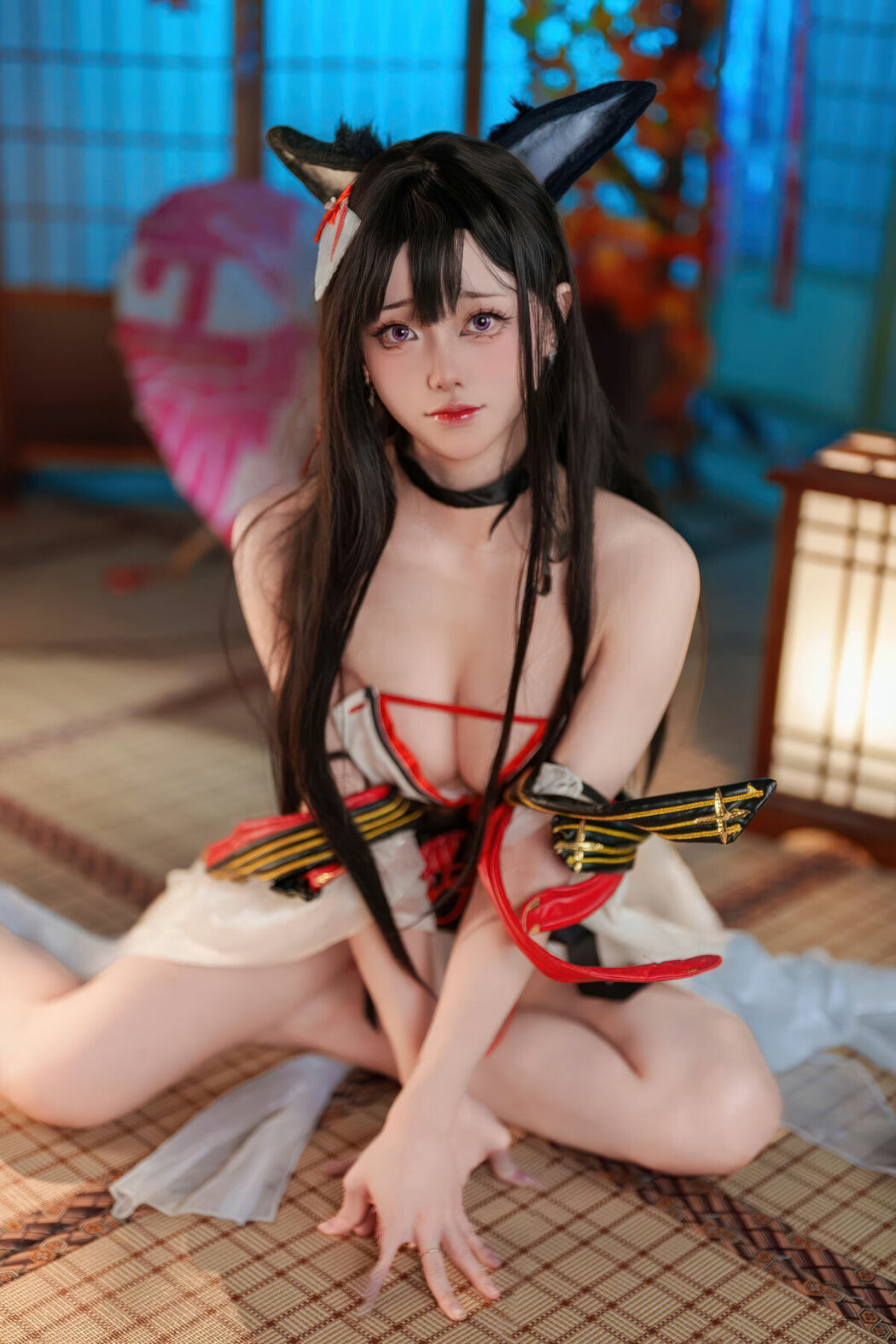 Coser@前野太太 – 碧蓝航线 天城泳装 (27P)