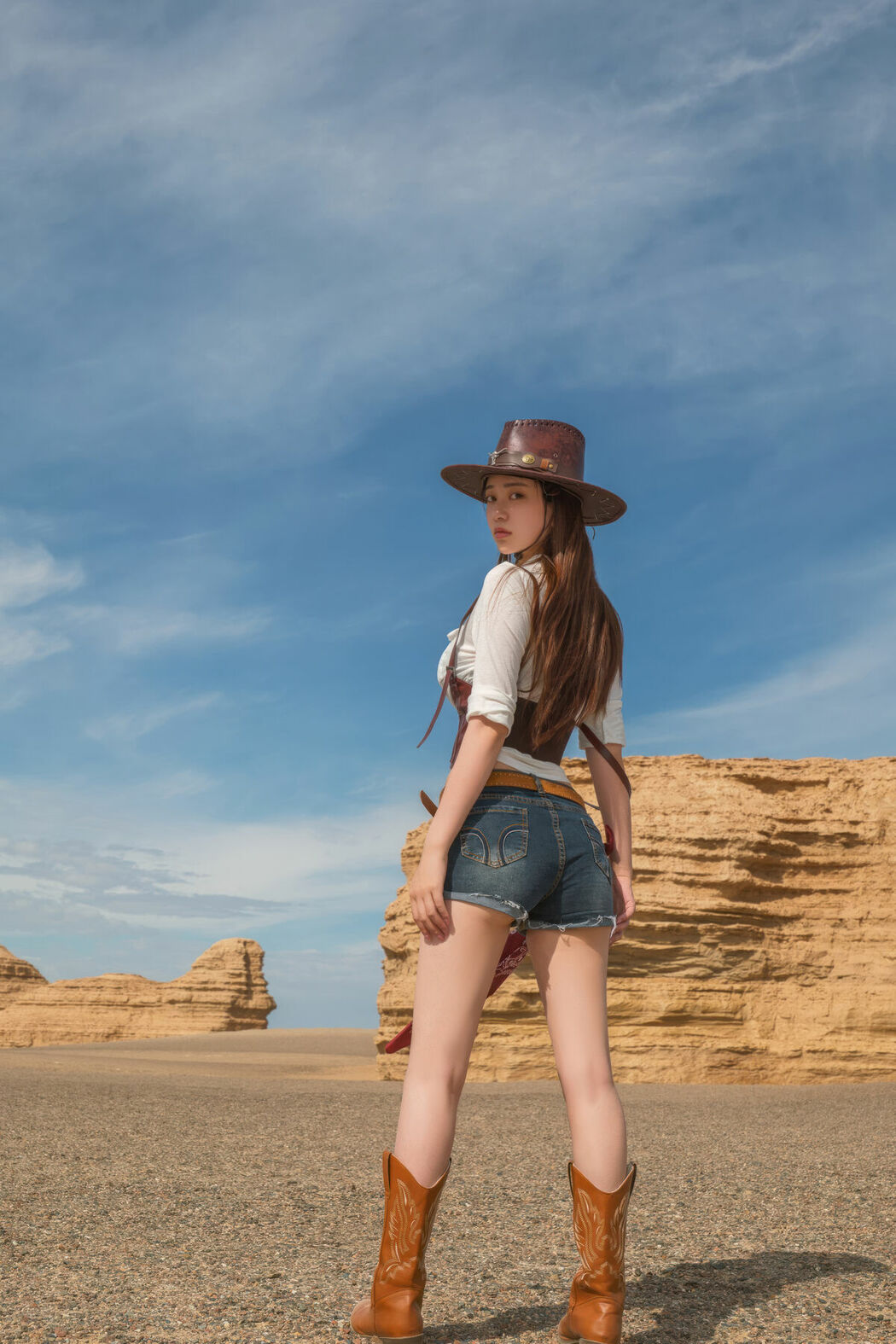 Coser@年年Nnian – 女牛仔 (62P)