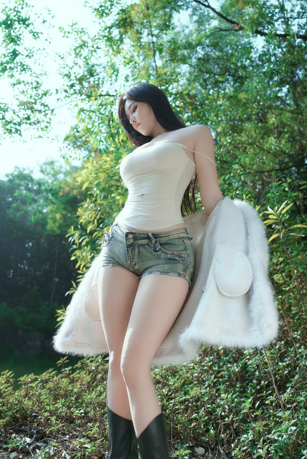 XR Uncensored Na Bi 娜比 – R18 秀人网模特 肉丝与泳装未上架作品混合图集 Part01 (62P – 1V)