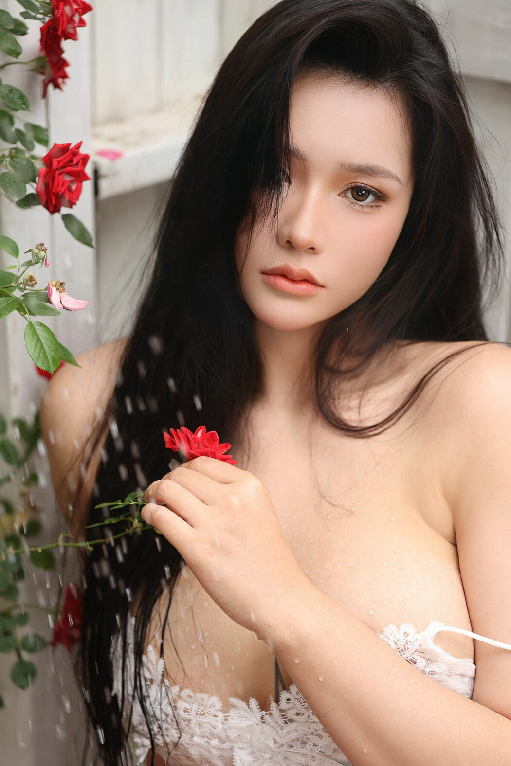 XR Uncensored Na Bi 娜比 – R18 秀人网模特 肉丝与泳装未上架作品混合图集 Part01 (62P – 1V)