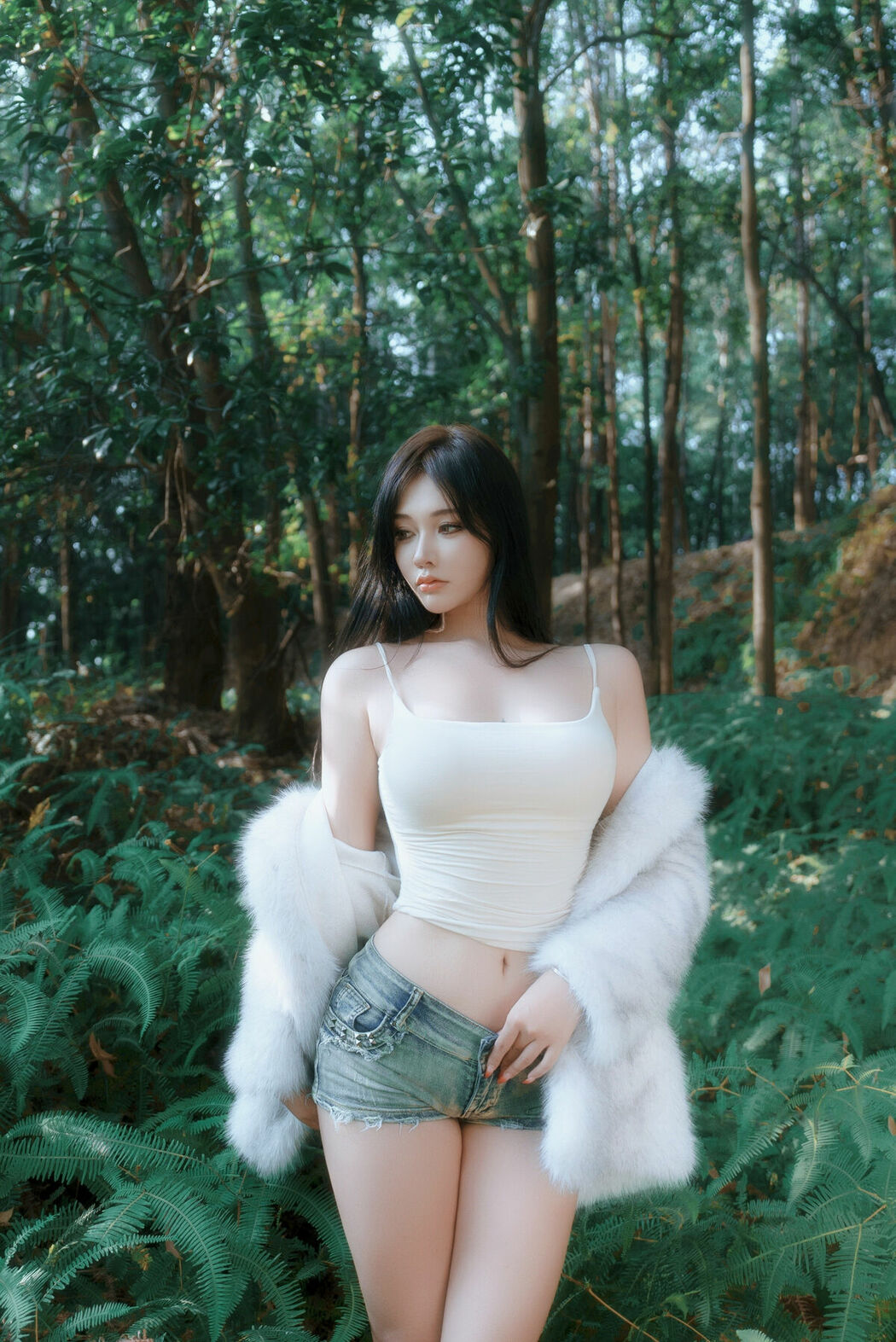 XR Uncensored Na Bi 娜比 – R18 秀人网模特 肉丝与泳装未上架作品混合图集 Part01 (62P – 1V)