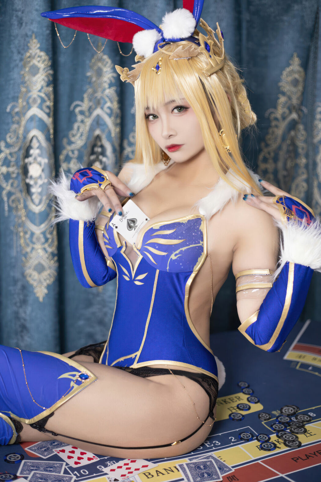 Coser@洛璃LoLiSAMA – FGO 白枪呆兔女郎 (58P)