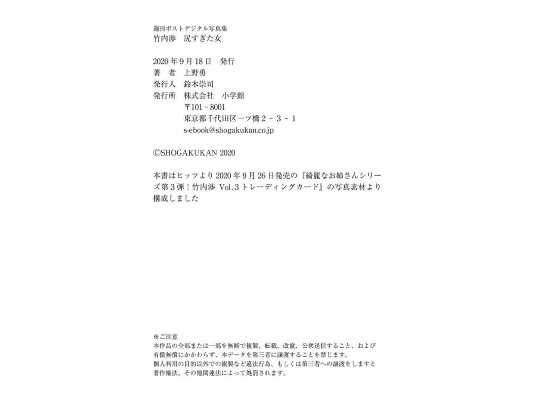 JP Ayumu Takeuchi 竹内渉 – 尻すぎた女 (64P)