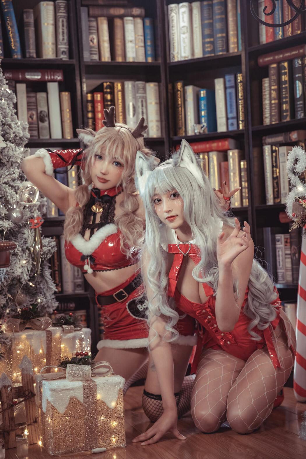 Coser@刺青Poi And 冬马路纱 – 驯鹿与狼 (41P)