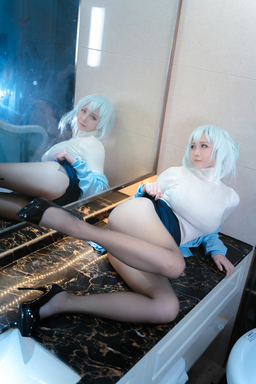 Coser@上杉绘梨落 – 雪女 (49P)