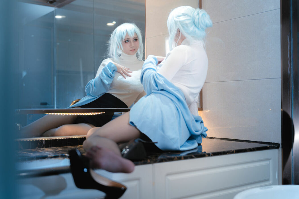 Coser@上杉绘梨落 – 雪女 (49P)